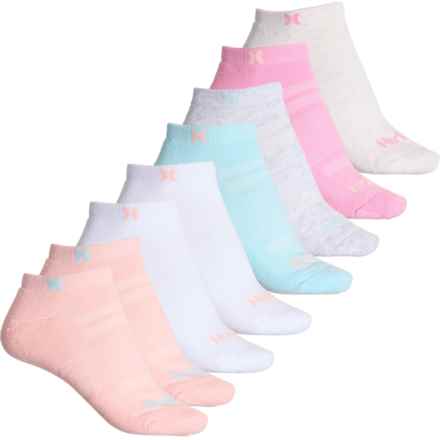 Hurley Half Terry Low-Cut Socks - 8-Pack, Below the Ankle (For Women) in Lt Pastel Pink