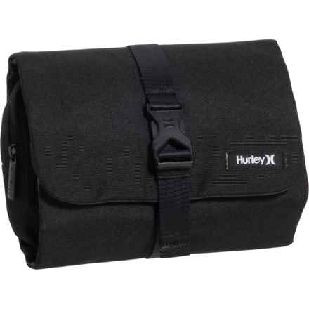 Hurley Hanging Toiletry Kit - Black in Black