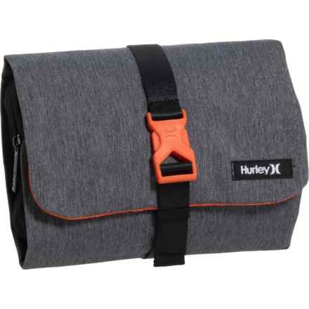 Hurley Hanging Toiletry Kit - Dark Grey Heather in Dark Grey Heather