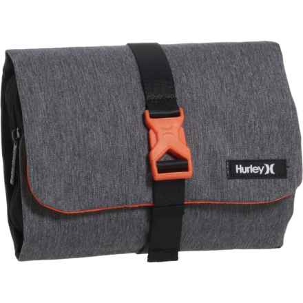 Hurley Hanging Toiletry Kit in Dark Grey Heather