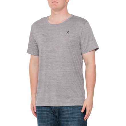 Hurley Icon Blended Graphic T-Shirt - Short Sleeve in Dark Grey Heather