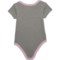 4AWFX_2 Hurley Infant Girls Brand Logo Baby Bodysuit Set - 3-Pack, Short Sleeve