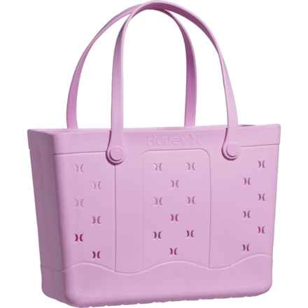 Hurley Large EVA Tote Bag - 19” in Light Pink