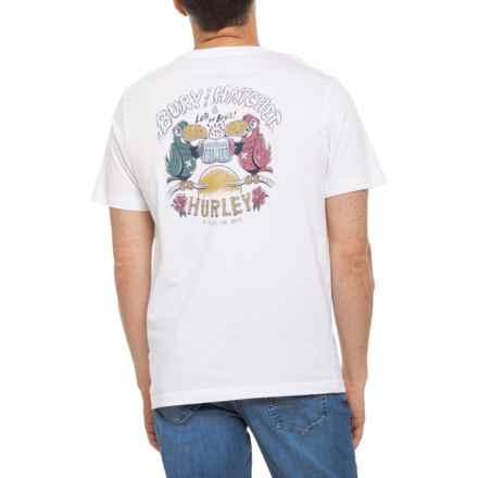 Hurley Let’s Be Bru’s Graphic T-Shirt - Short Sleeve in White Traditional