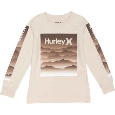Hurley Little Boys Graphic T-Shirt - Long Sleeve in Rattan