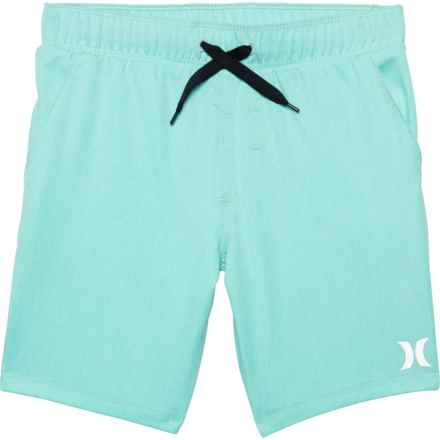 Hurley Little Boys Hybrid Pull-On Shorts in Aurora Green