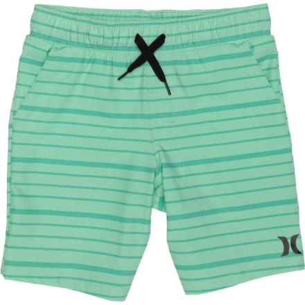 Hurley Little Boys Hybrid Pull-On Shorts in Green Glow