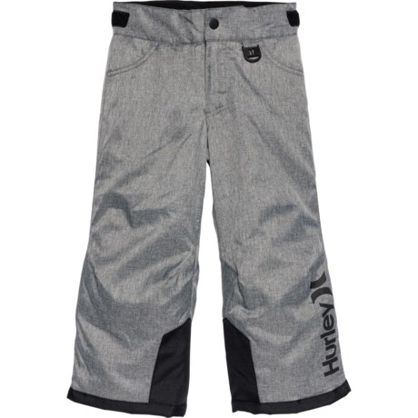 Hurley Little Boys Snow Pants in Dk Grey Heather