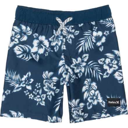 Hurley Little Boys Tropical Floral Boardshorts in Night Force