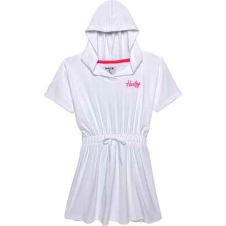 Hurley Little Girls Cover-Up Dress -Short Sleeve in White