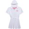 Hurley Little Girls Cover-Up Dress -Short Sleeve in White