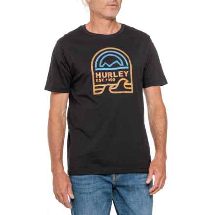 Hurley Location Graphic T-Shirt - Short Sleeve in Black