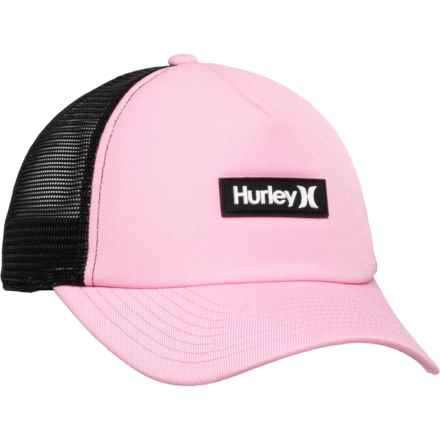 Hurley Logo Baseball Cap (For Big Girls) in Cotton Candy Pink