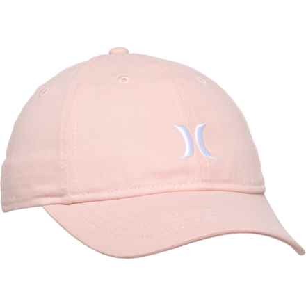 Hurley Logo Baseball Cap (For Big Girls) in Pink Sand