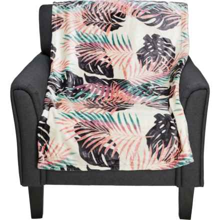Hurley Luxury Comfort Plush Fleece Throw Blanket - 50x60” in Multi