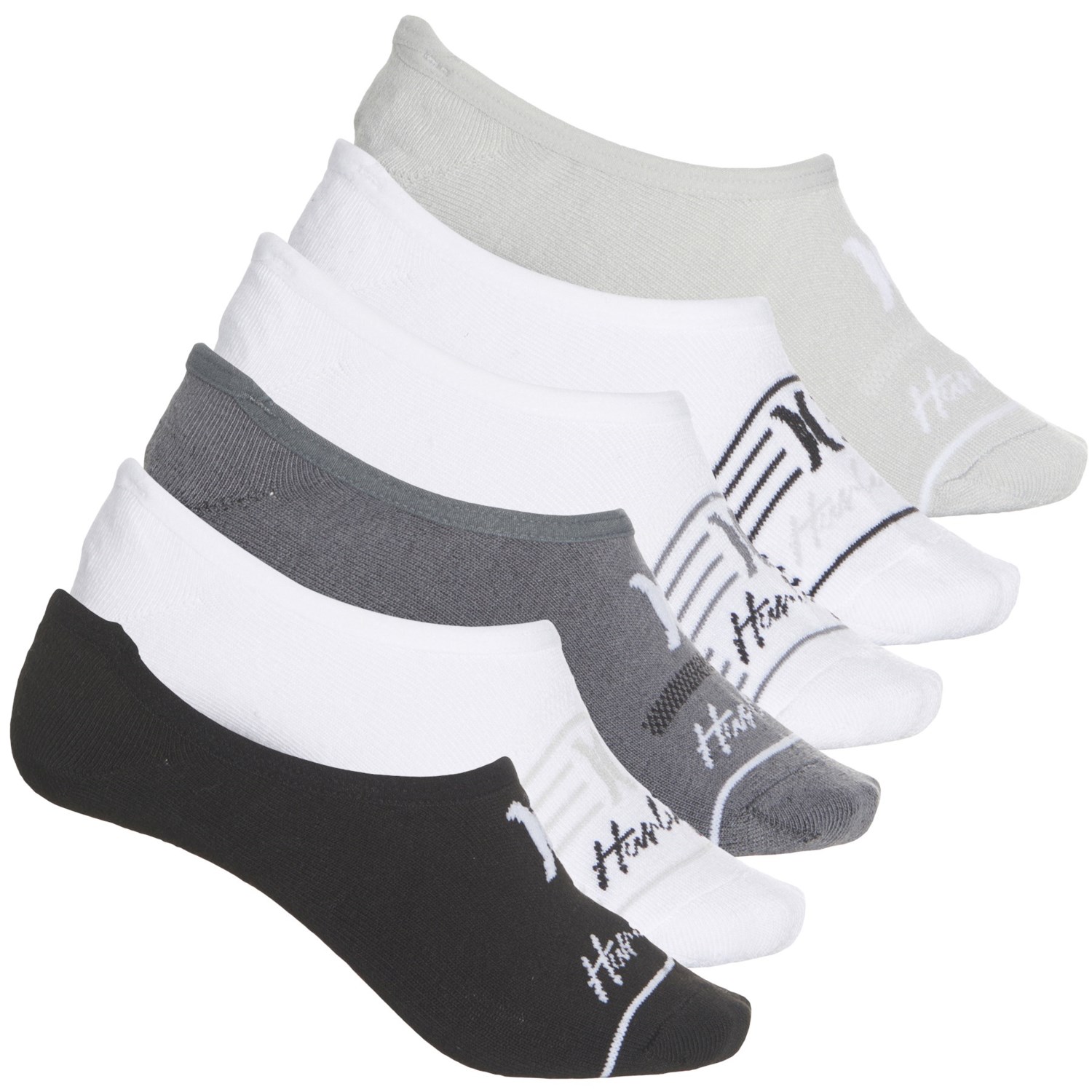 Hurley NonCushion Top Logo NoShow Socks (For Women) Save 58