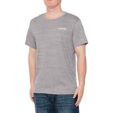 Hurley One and Only Blended Graphic T-Shirt - Short Sleeve in Dark Grey Heather