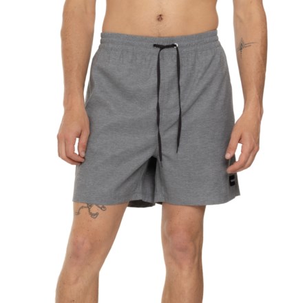 Hurley One and Only Cross Dye Volley Boardshorts - 17” in Smoke Grey