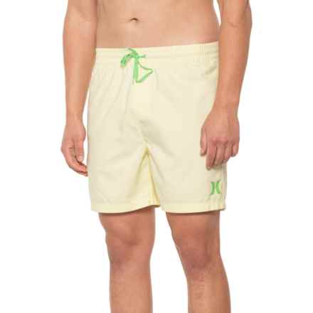 Hurley One and Only Crossdye Volley Shorts - 17” in Illum Gren