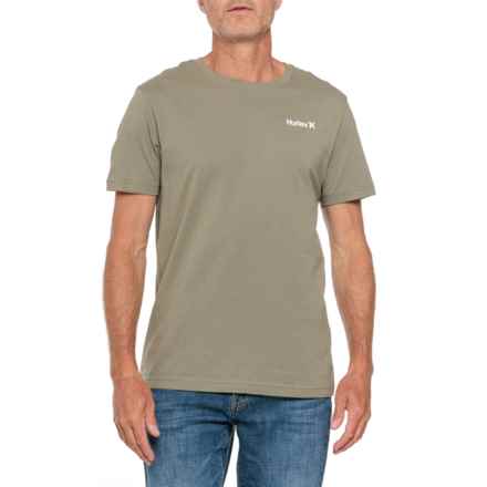 Hurley One and Only Graphic T-Shirt - Short Sleeve in Olive/Khak