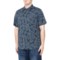 Hurley One and Only Lido Stretch-Woven Shirt - Short Sleeve in Dark Stone Grey