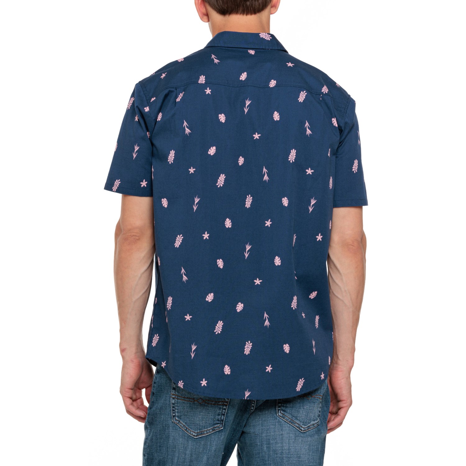 Hurley One and Only Lido Stretch-Woven Shirt - Short Sleeve - Save 55%