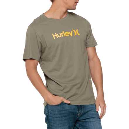 Hurley One and Only Logo Graphic T-Shirt - Short Sleeve in Iguana