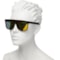 4UVUR_2 Hurley Oversized Flat-Top Shield Sunglasses - Polarized Mirror Lens