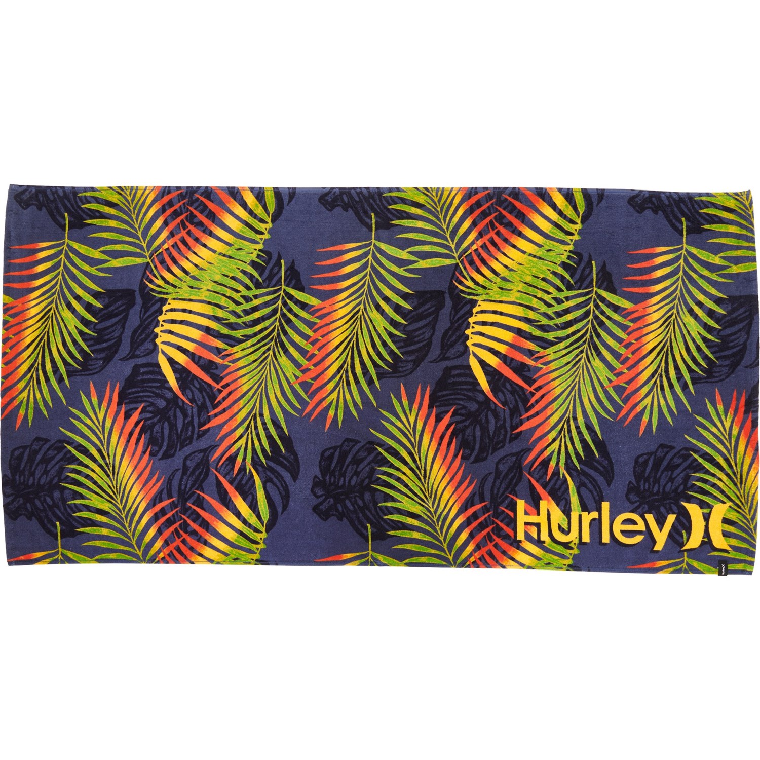 Hurley Palm Leaf Printed Beach Towel, 360 gsm, 32x64” Save 43