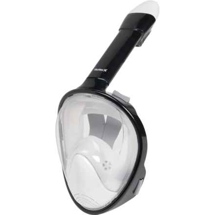 Hurley Panoramic Explorer Full Face Snorkel Mask (For Men and Women) in Black/White