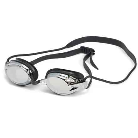 Hurley Phantom-Ops Swim Goggles (For Boys and Girls) in Black/Mirror