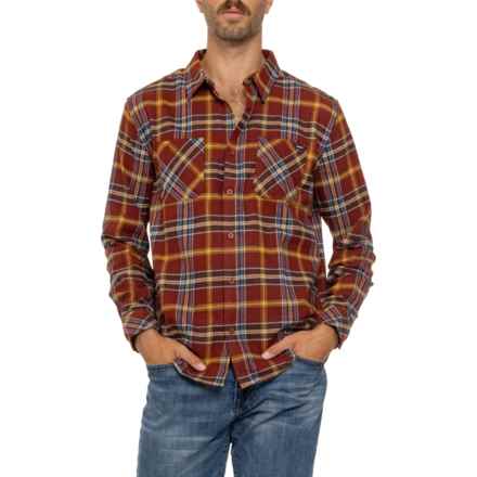 Hurley Plaid Flannel Button-Up Shirt - Long Sleeve in Cherokee