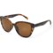 Hurley Pointed Cat’s Eye Sunglasses - Polarized in Shiny Tort