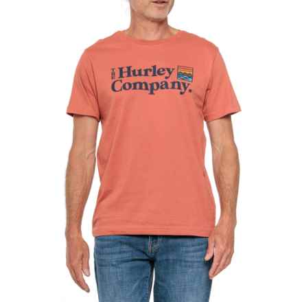 Hurley Pozo Canyon Graphic T-Shirt - Short Sleeve in Mahogany Heather