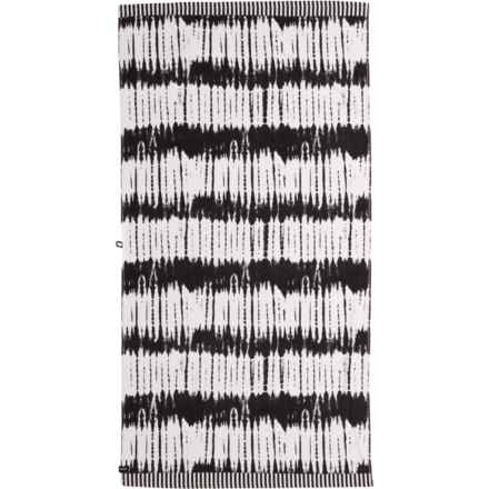 Hurley Printed Beach Towel - 400 gsm, 32x64” in Charcoal