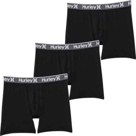 Hurley Regrind Boxer Briefs - 3-Pack in 007 Black Combo