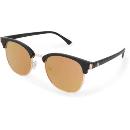 Hurley Retro Sunglasses - Polarized in Matte Black