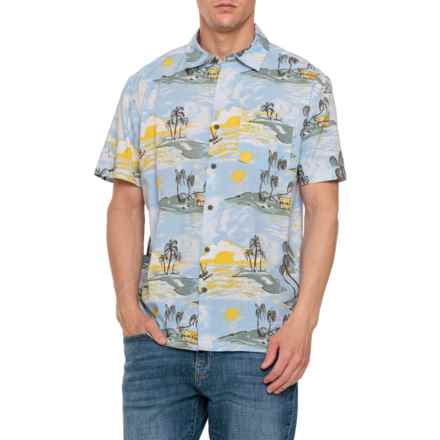 Hurley Rincon Woven Shirt - Short Sleeve in Blue Dream