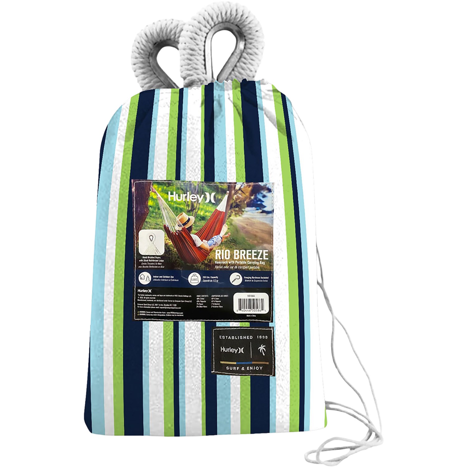 Hurley Rio Breeze Canvas Hammock - Save 32%