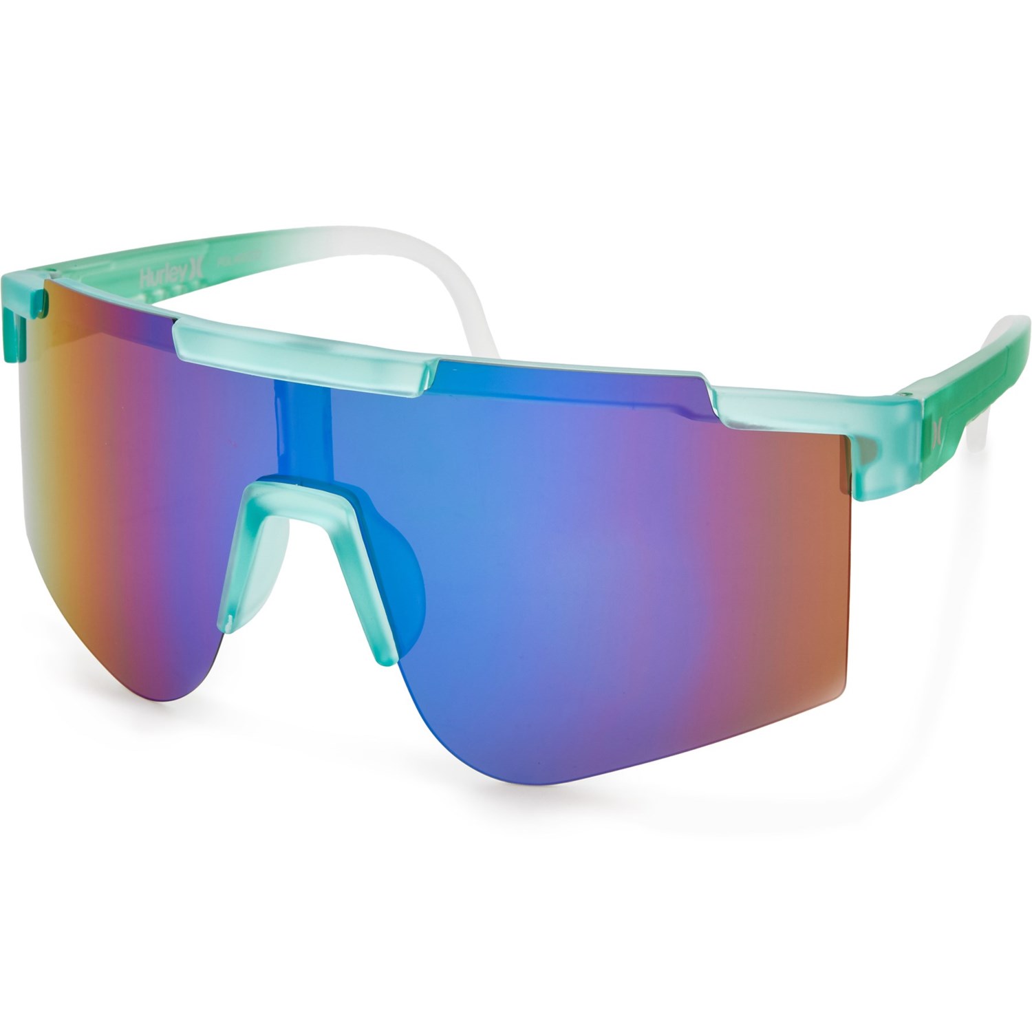 Hurley Semi-Rim Shield Sunglasses - Polarized - Save 69%