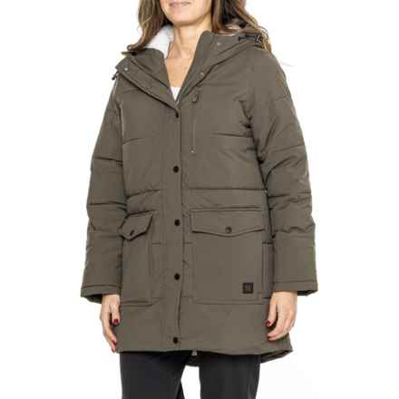 Hurley Sherpa-Lined Parka - Insulated in Olive