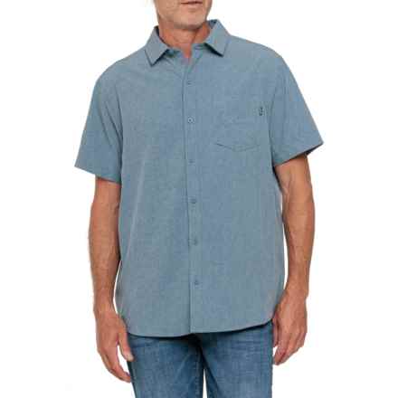 Hurley Slub Woven Shirt - Short Sleeve in Hypnotic