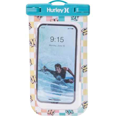 Hurley Smartphone Pouch - Waterproof in Color Checkered