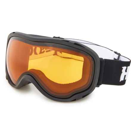 Hurley Soar Ski Goggles (For Men) in Black/Persimon