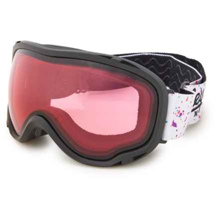 Hurley Soar Spherical Ski Goggles (For Men) in Black/Rose