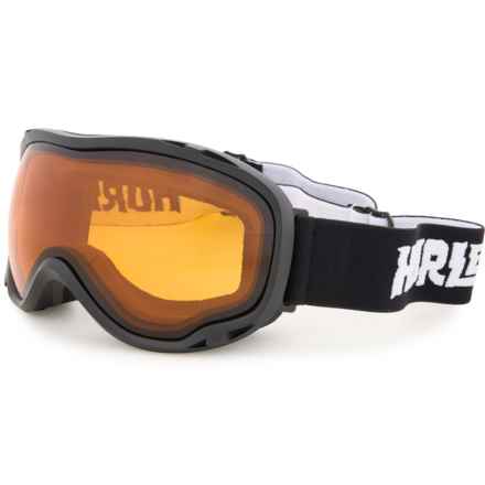Hurley Soar Spherical Ski Goggles in Black/Persimon