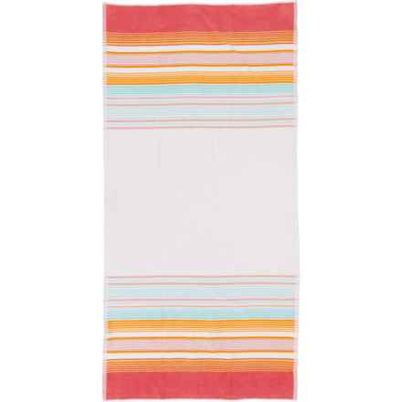 Hurley Space Striped Dobby Oversized Beach Towel - 420 gsm, 32x64” in Multi