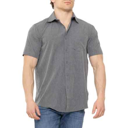 Hurley Tech Chambray Woven Shirt - Short Sleeve in Black