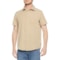 Hurley Tech Chambray Woven Shirt - Short Sleeve in Hazelnut (Tan)