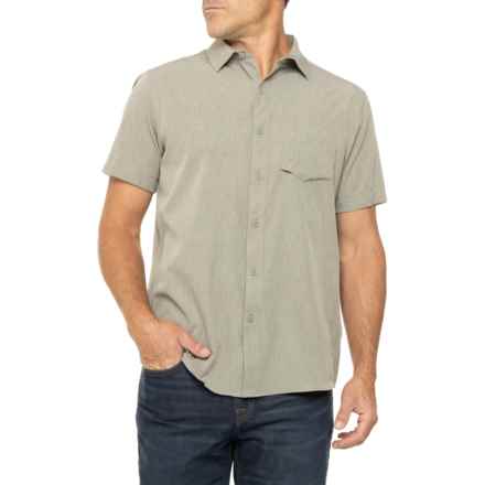 Hurley Tech Chambray Woven Shirt- Short Sleeve in Iguana